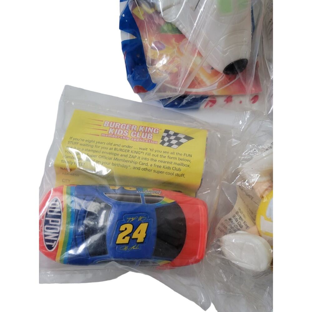 NEW Vintage Lot of 9 Burger King Kids Club Toys M&M, Lion King, Disney, Race Car - Picture 2 of 8